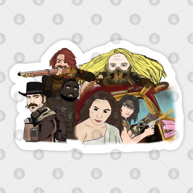 Wynonna Earp - Fury Road Express (Version 2) Sticker by Daburninator22